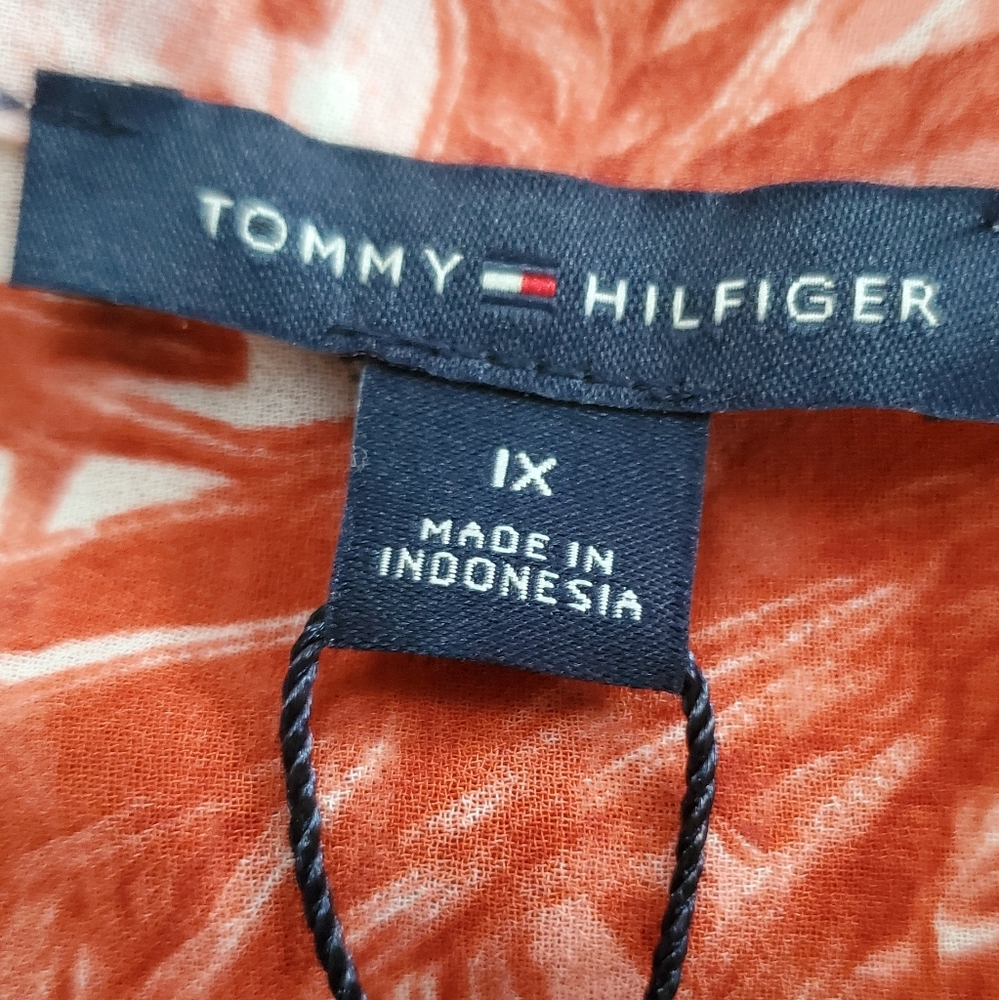 Tommy Hilfiger Roll-Sleeve Blouse NWT 1X - Picture 6 of 11